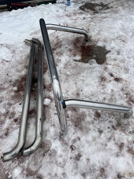 Roll bar si praguri inox ford ranger