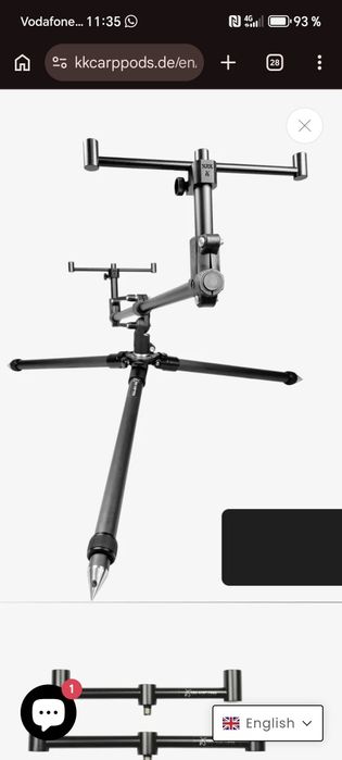 Rod Pod- K&K CARP PODS - full carbon