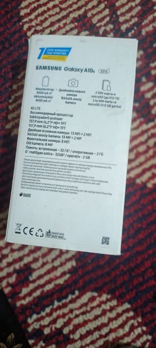 Samsung a10s ayirboshlash