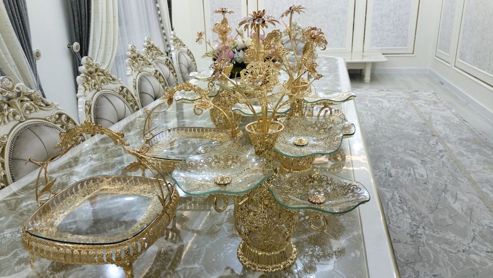 Посудый фруктовница менажница