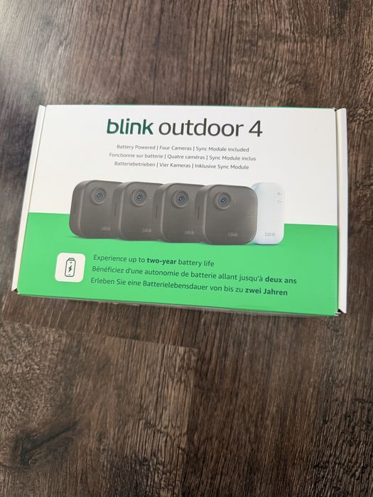 Blink outdoor 4 cameras +Sync module