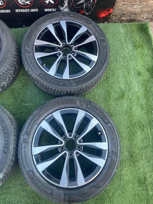 Jante Mercedes R 17 5x112 C class in 2 latimi cu 245 45 17 si 225 50 17 michelin