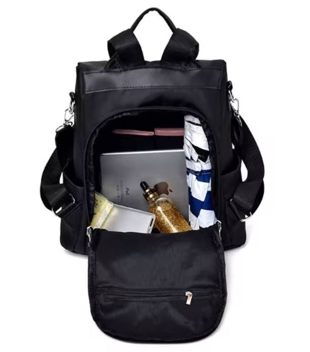 Универсална черна раница QIYIBEI- за работа и разходки