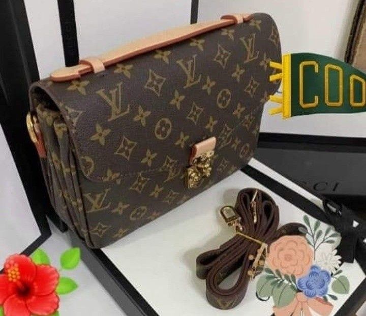Geanta LV Pochette Metis,curea detasabila, saculet, etichetă