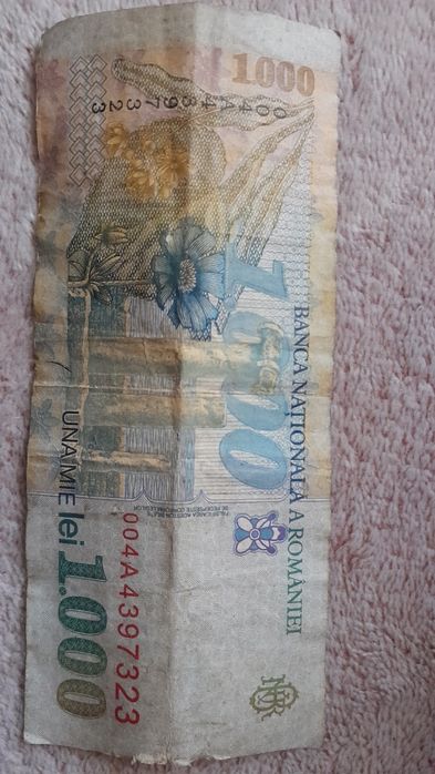 Bacnota 1000 lei Mihai Eminescu