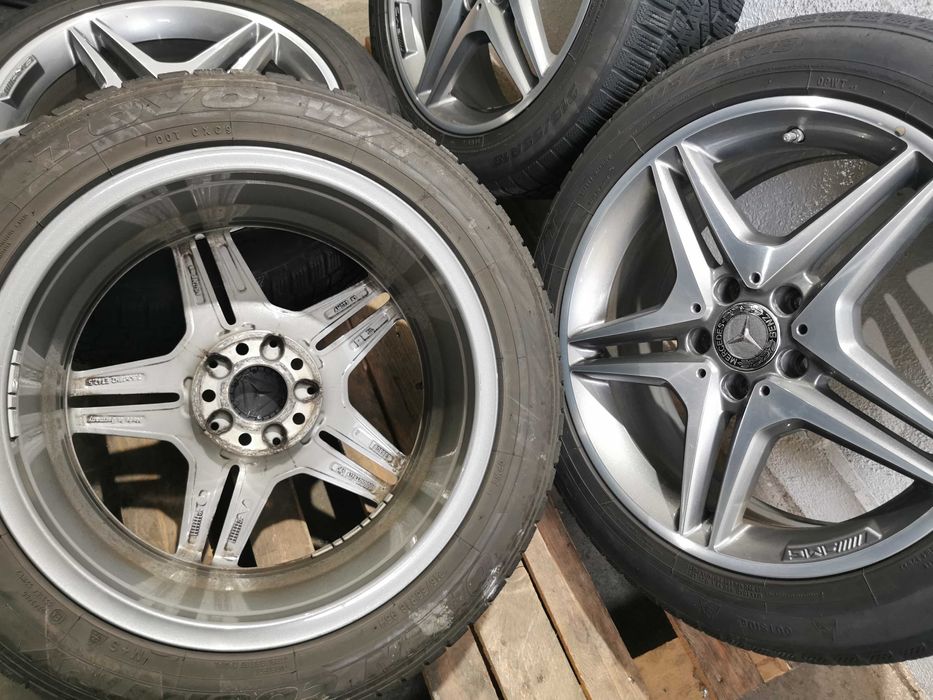 Jante Originale Mercedes AMG. A-B CLASS/CLA. R 18 cu anvelope de iarna