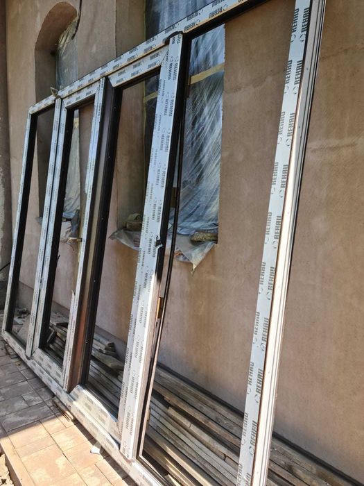 Vand panou termopan nou, profil Rehau, 3180x2250 mm