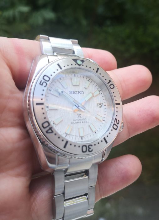 Ceas automatic Seiko Mod MarineMaster MM200 Glacier Prospex bratara metalica