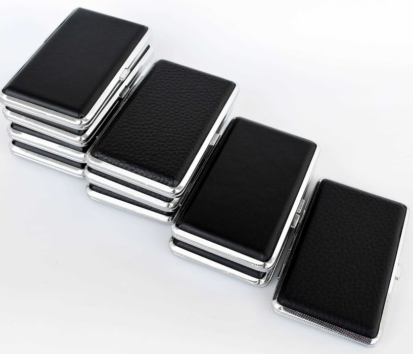 НОВА ЛУКСОЗНА ТАБАКЕРА. КОЖЕНИ ТАБАКЕРИ ЗА 100ММ, SLIM И 80ММ ЦИГАРИ.Tabakera Slim Cigarette Case Cigarette Box.Подарък за пушач Подарък за мъж и жена