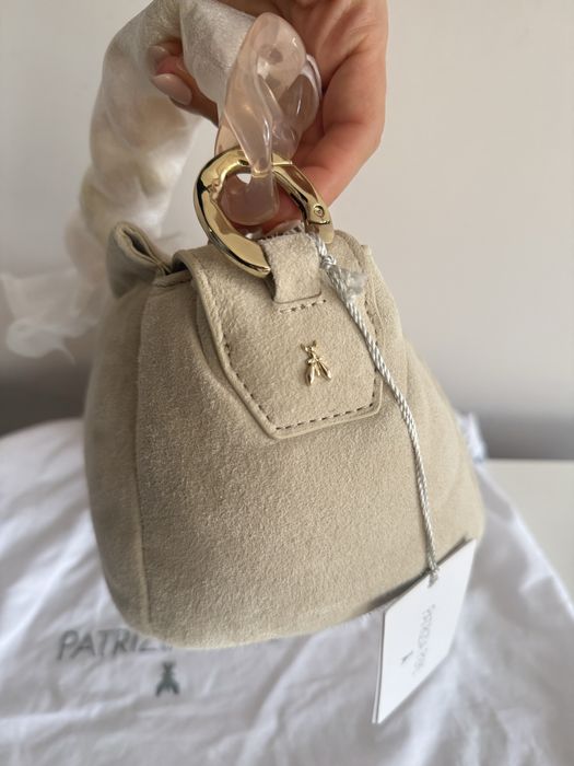 Patrizia Pepe чанта естествен велур нова