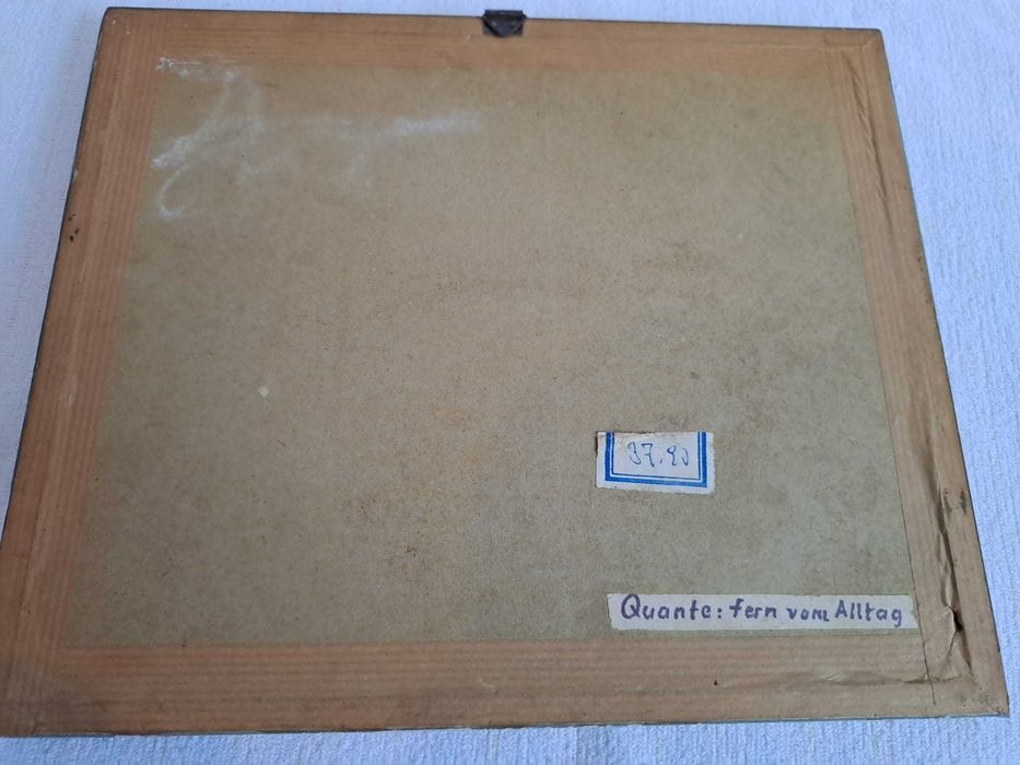 tablou pictura reproducere Otto Quante 26/22 cm