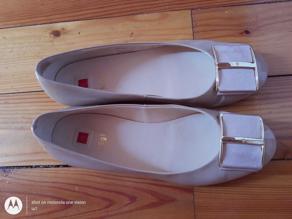 Pantofi din piele nude/bej, Hogl, dama, 37.5