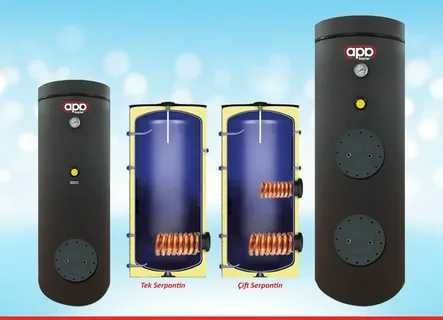 Бойлер косвенного нагрева с двумя змеевиками и одним змеевикам Турция!