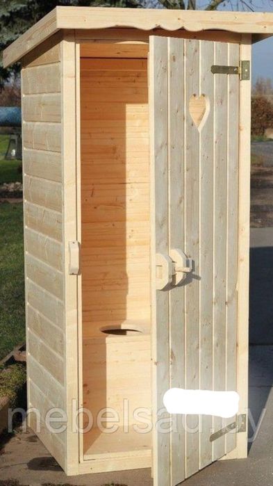 Деревянный Уличный туалет