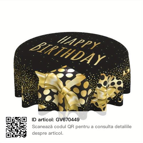Față de masă Happy Birthday