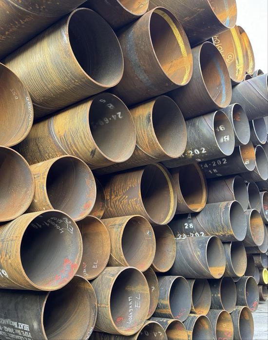 Vand teava metalica noua si recuperata teava trasa si sudata elicoidal