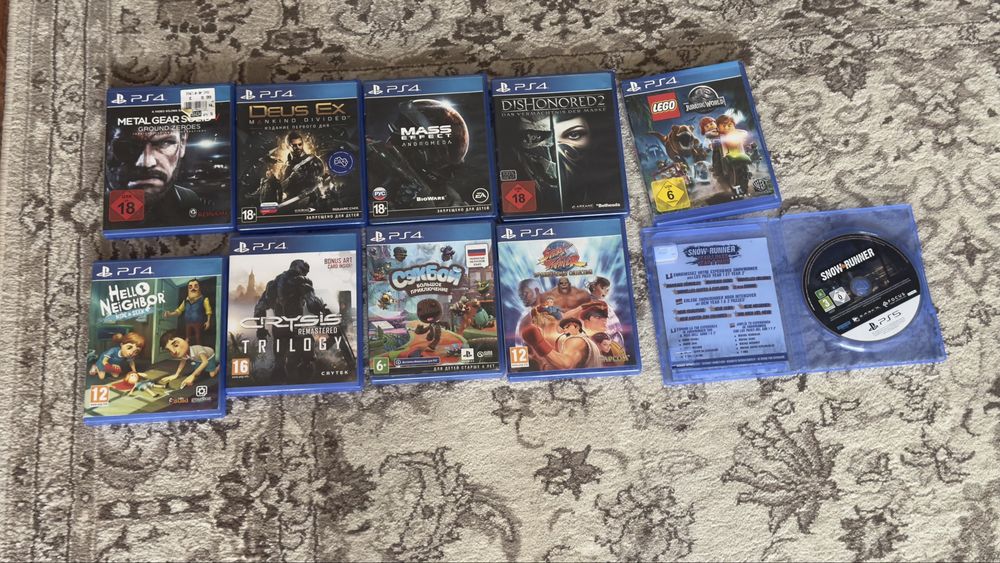 Игры для playstation 4/5, диски ps4/5