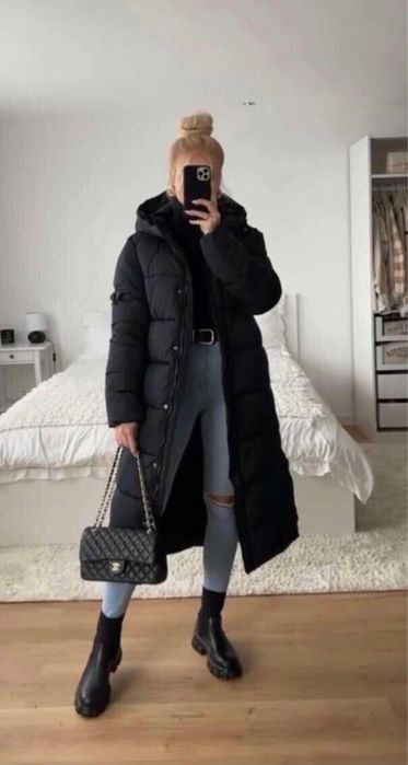 Geaca lunga de Iarna, model actual si modern