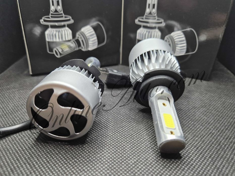 H7 LED крушки 50W COB H7 Aluminium DC12V Н7 диодни крушки бели