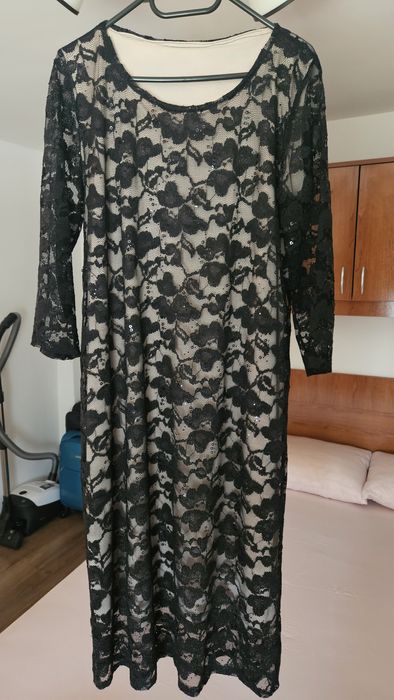 Rochie neagra din dantela