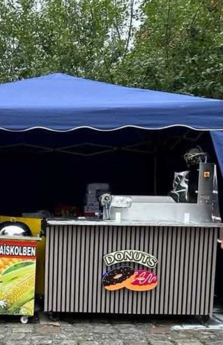 Машина за понички и Царевица на пари Картофи на спирала