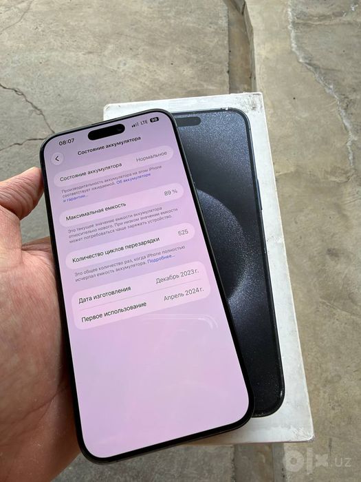 I phone 15 Pro max 256 Ochilmagan