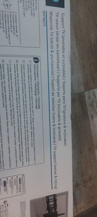 Suport perete TV mobil Poss PSWMT882TS, 32 - 80 inch