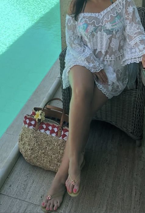 Оригинални чехли с камъни Casadei Jelly, 35