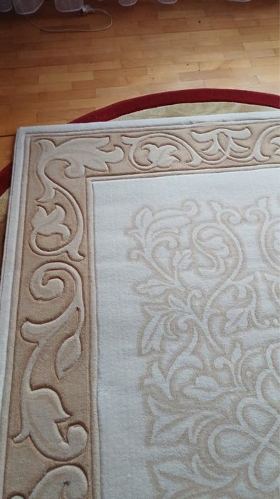 Covor crem lana 160x230