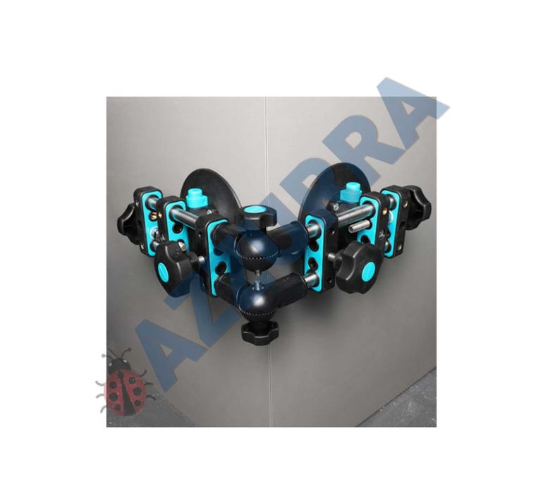 Sistem de fixare si ajustare multi-unghi, cu 2 ventuze cu vacuum