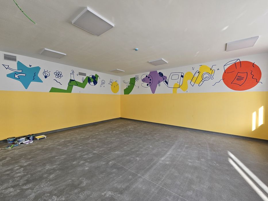 Роспись стен. Художник.