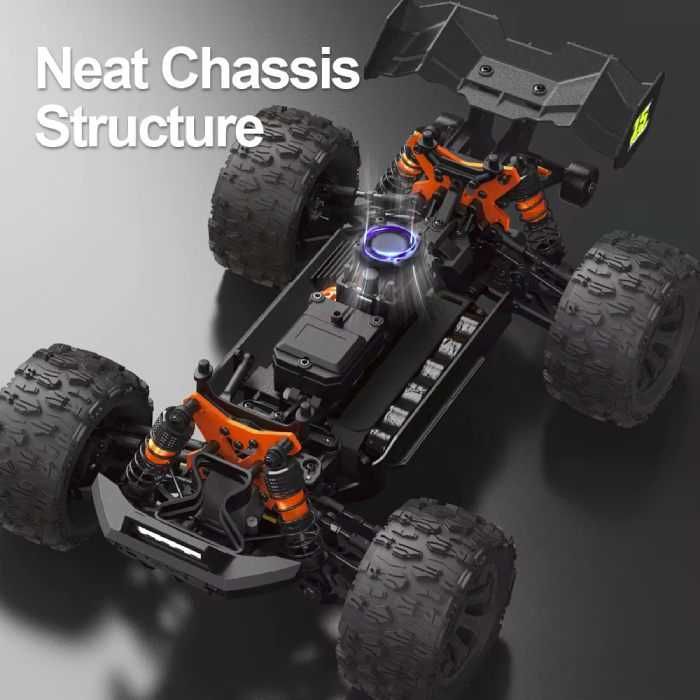 Mini monster PT14R 1:14, brushless, 80км\ч, Червено