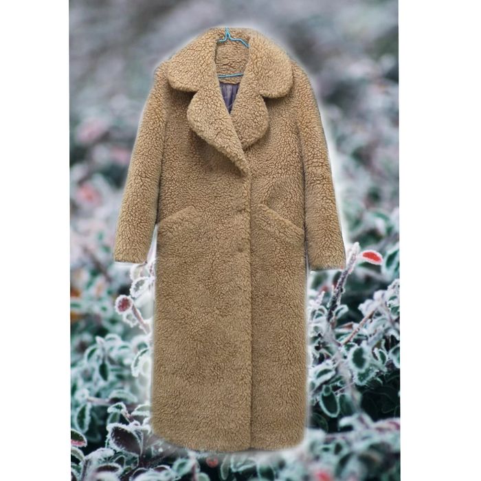 Шуба Тедди из натуральной шерсти