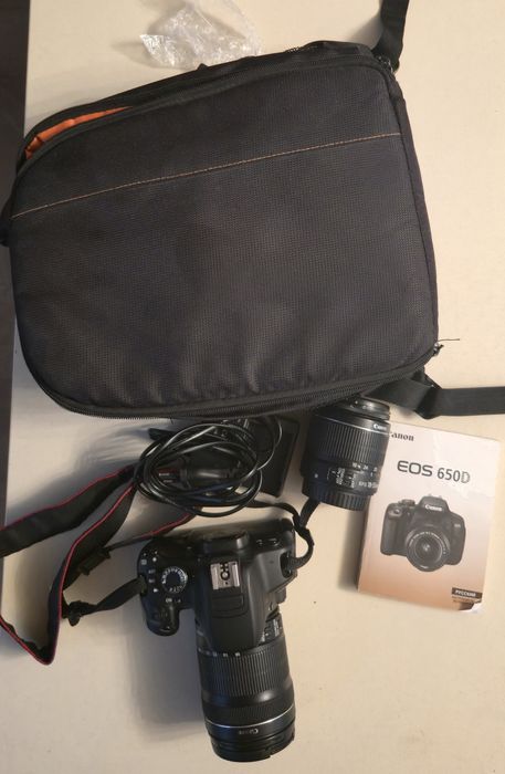 Canon 650d, efs 18-55, efs 18-135