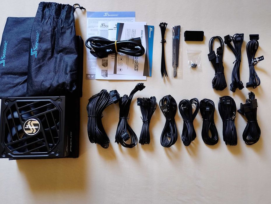 Захранване SEASONIC FOCUS GX-850 850W, 80+ Gold, (В гаранция до 2033)