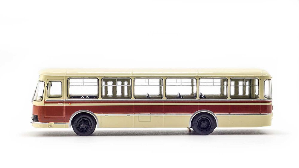 АвтобусЛИАЗ-77М, фирмы MODIMO из серии НАШИ АВТОБУСЫ, масштаб 1:43