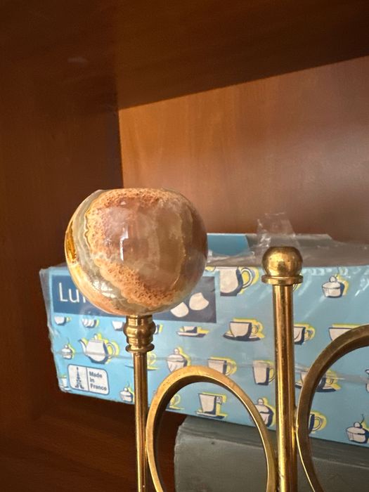 Подсвечник из натурального оникса