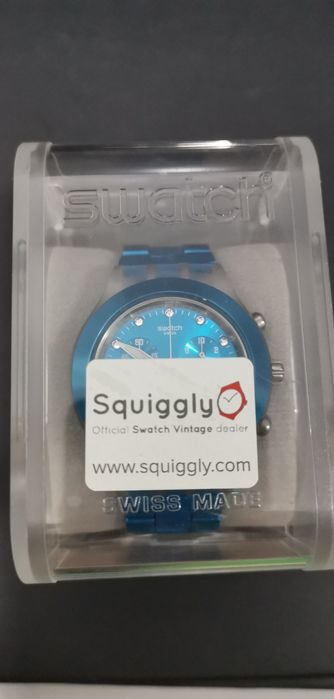 Ceas Swatch albastru deschis