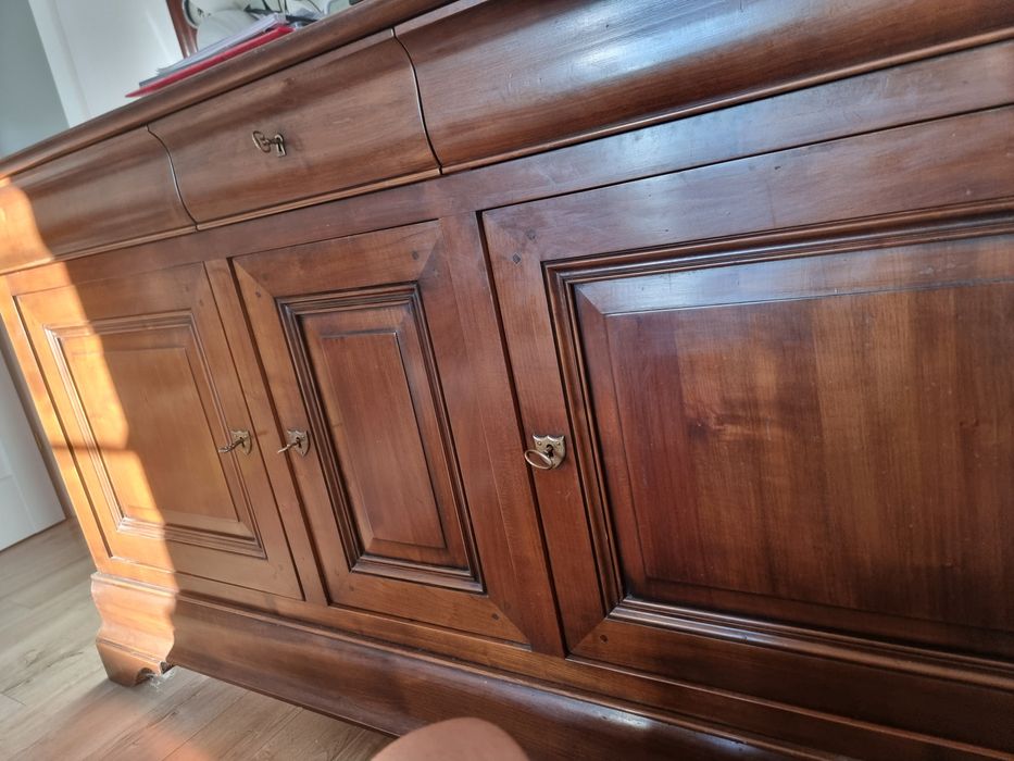 Comoda cu oglinda lemn masiv