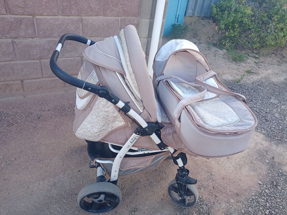 Коляска Зима-Лето(кофе с молоком)