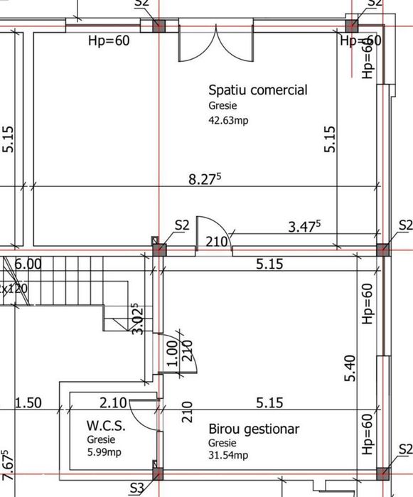 Spatiu comercial, imobil nou, zona Iulius