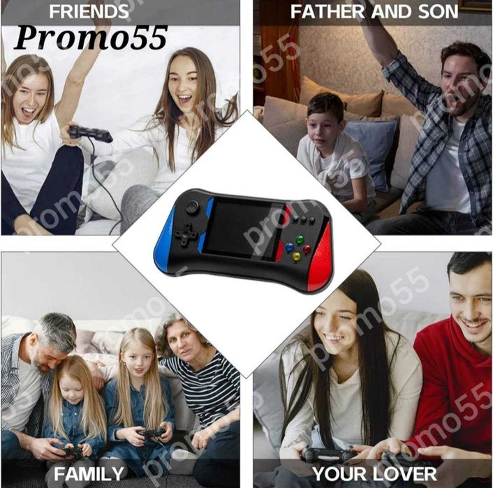 Преносима Игрова Конзола с 500 Класически Игри