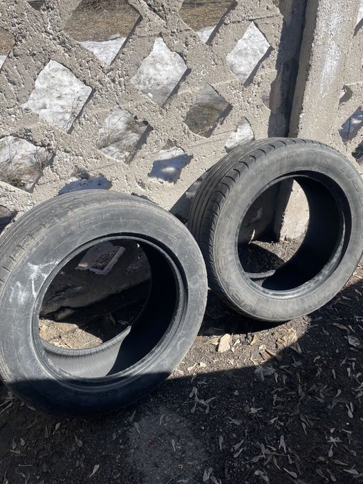 Шины летние 225/55/16, два балона