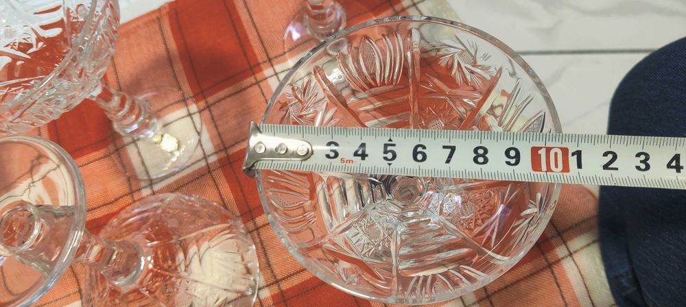Set 6 pahare cristal in stare perfecta Vitrometan Medias