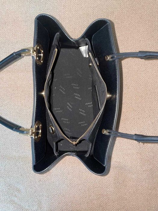 Geantă Jenny Fairy neagră din piele artificială