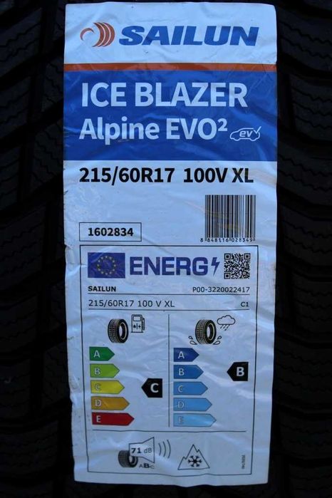 Anvelope iarna noi 215/60R17 100V, XL, EV, Sailun, DOT 2026