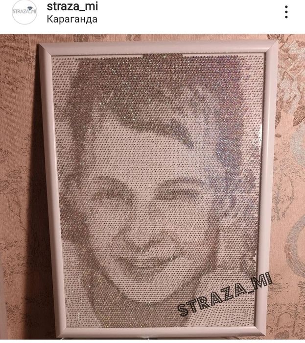 Портреты из страз