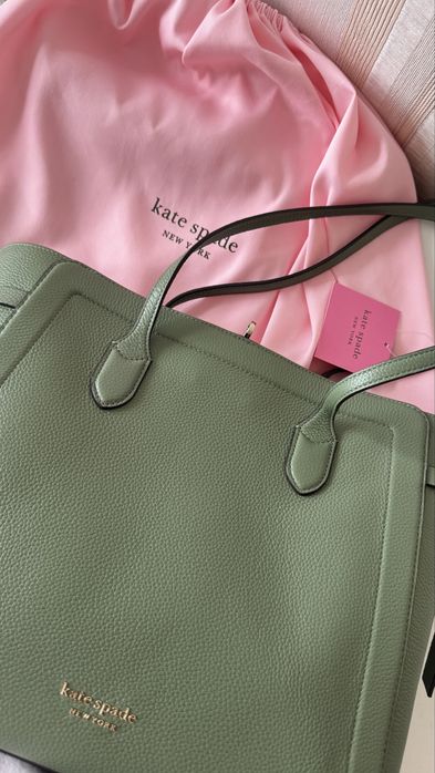 Кожаная сумка от kate spade