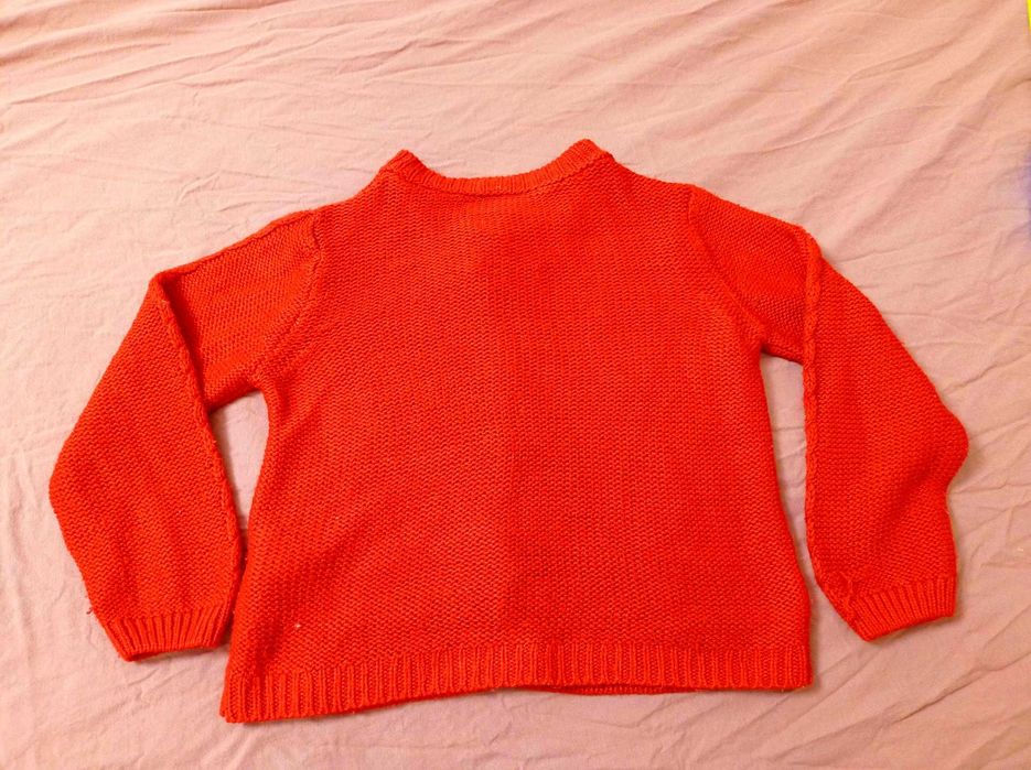 Детска червена плетена жилетка Lc Waikiki 7-8 г