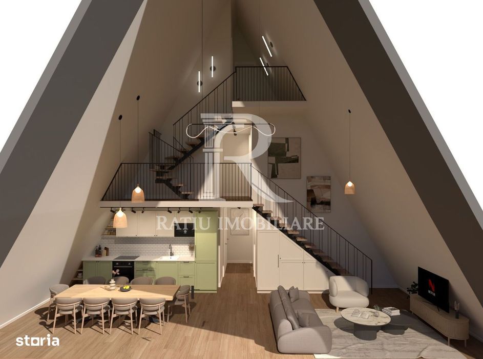 A-Frame Grand – Structură Metalică Premium | 5 Camere